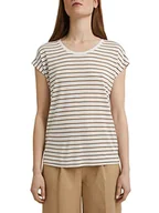 Koszulki i topy damskie - ESPRIT Collection T-shirt damski, Off White 2 (111), XS - miniaturka - grafika 1