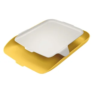 Leitz Teczka z gumką A4 PP COSY z wewnętrzną kieszenią żółta ciepła /46190019/ ES1487-6 - Półki na dokumenty - miniaturka - grafika 2