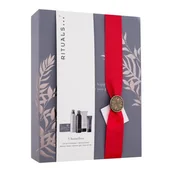 Zestawy kosmetyków damskich - Rituals Homme Gift Set Zestaw pianka pod prysznic Homme Shower Foam 200 ml + pianka pod prysznic Sport Shower Foam 200 ml + żel pod prysznic Sport Cooling Shower Gel 200 ml + peeling do ciała Homme Charcoal Face Scrub 70 ml + zapach do auta Luxury Car Air Freshener - miniaturka - grafika 1