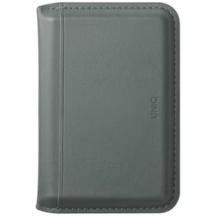 Magnetyczny portfel RFID UNIQ Lyden DS stojak na telefon zielony - Telefony stacjonarne - miniaturka - grafika 1