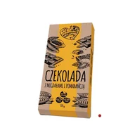 Czekolada - Czekolada Z Migdałami I Pomarańczą 100 G Wegańskie Serce - miniaturka - grafika 1