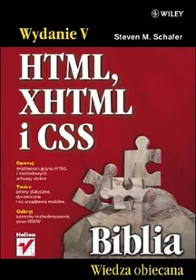 HTML, XHTML i CSS. Biblia - Książki o programowaniu - miniaturka - grafika 1