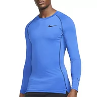 Koszulki męskie - Nike DD1990-480 M NP DF Tight TOP LS Bluza męska gra Royal/czarny/czarny 2XL - miniaturka - grafika 1