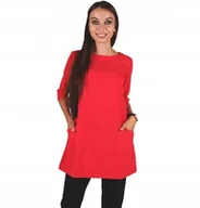 Bluzki damskie - TUNIKA ELEGANCKA KOBIECA PREZENT dla NIEJ EXTRA OKAZJA - miniaturka - grafika 1