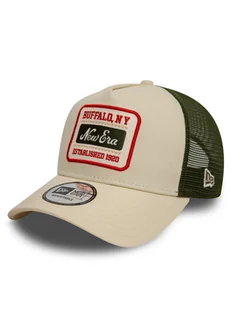 New Era Czapka z daszkiem Patch Trucker 60595467 Beżowy - Czapki męskie - miniaturka - grafika 1