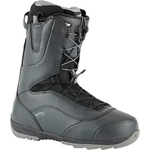 Nitro Snowboard Venture TLS '21 All Mountian Freeride Freestyle męskie buty do szybkiego sznurowania, buty snowboardowe, czarne, 30,5 - Buty snowboardowe - miniaturka - grafika 1