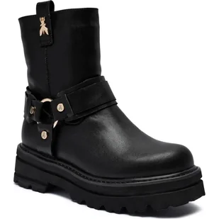 Patrizia Pepe Skórzane botki - Botki damskie - miniaturka - grafika 1