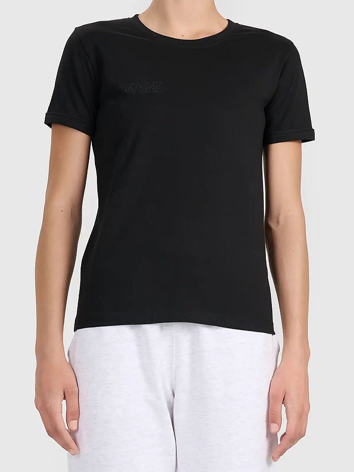 4F Koszulka w kolorze czarnym