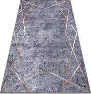 Dywany - Dywan do prania MIRO 51233.809 Geometryczny antypoślizgowy - szary 140x190 cm - miniaturka - grafika 1