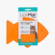 Miski dla psów - Mata LickiMat Classic Felix małe psy pomarańczowa - miniaturka - grafika 1