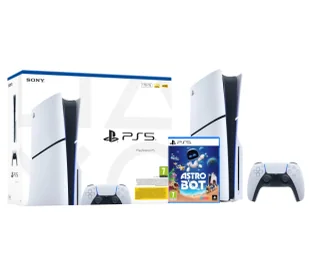 Sony PlayStation 5 Slim E Chassis PS5 1TB z napędem + Astro Bot - Konsole Playstation - miniaturka - grafika 1