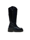 Kozaki damskie - Bronx Kozaki Daff-Ey 14298-OS Czarny - miniaturka - grafika 1