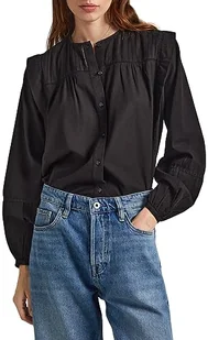 Pepe Jeans Bluzka damska Jaxie, czarny (czarny), XL - Bluzki damskie - miniaturka - grafika 1