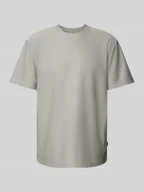 Koszulki męskie - T-shirt o kroju relaxed fit z detalem z logo model ‘FRED’ - miniaturka - grafika 1