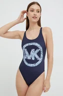 Stroje kąpielowe - MICHAEL Michael Kors jednoczęściowy strój kąpielowy MM6J122 kolor granatowy lekko usztywniona miseczka - miniaturka - grafika 1