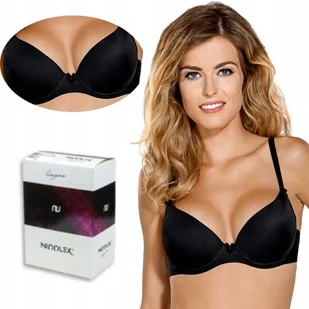 Nipplex biustonosz push-up Ida czarny 70F - Biustonosze - miniaturka - grafika 1