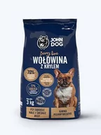 Sucha karma dla psów - John Dog Berry Line średnie i duże rasy Wołowina i kryl 3kg - miniaturka - grafika 1