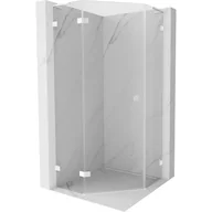 Kabiny prysznicowe - Mexen Lunar L kabina prysznicowa pięciokątna uchylna lewa 90 x 90 cm, transparent, biała - 831L-090L-090P-20-00-L - miniaturka - grafika 1