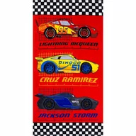 Okrycia kąpielowe dla dzieci - AUTA Cars Ręcznik kąpielowy plażowy 70 x 140 cm - miniaturka - grafika 1