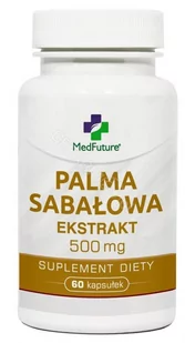 Palma sabałowa (Saw palmetto) 500 mg x 60 kaps (Medfuture) - Układ moczowy i płciowy - miniaturka - grafika 1