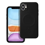 Etui i futerały do telefonów - OEM Futerał Silicone Mag Cover Do Iphone 11 Czarny - miniaturka - grafika 1