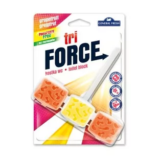 General Fresh General Fresh Tri-Force kostka do wc grejpfrutowa - Środki do WC - miniaturka - grafika 1