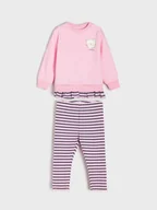 Śpiochy dla niemowląt - Sinsay - Komplet dzianinowy - różowy - miniaturka - grafika 1