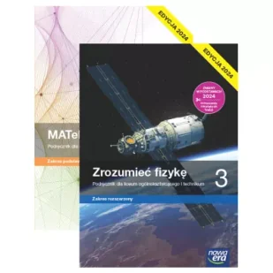 Pakiet podręczników: MATeMAtyka, Zrozumieć fizykę. Zakres rozszerzony. Liceum i technikum. Klasa 3. Edycja 2024 - Podręczniki do technikum - miniaturka - grafika 1