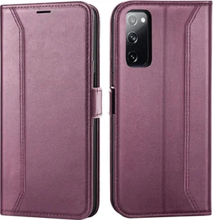 Etui na telefon komórkowy Samsung Galaxy S20 FE flip case składane etui ochronne, blackberry - Etui i futerały do telefonów - miniaturka - grafika 1