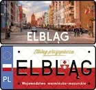 Magnesy - Magnes I love Poland Elbląg ILP-MAG-C-EL-10 - miniaturka - grafika 1