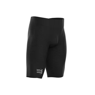 COMPRESSPORT spodenki kompresyjne OXYGEN UNDER CONTROL SHORT czarne - Spodnie sportowe męskie - miniaturka - grafika 1