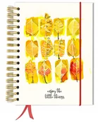 Notesy i bloczki - Bullet journal 180 stron notatnik pamiętnik A5+ kropki gumka - miniaturka - grafika 1