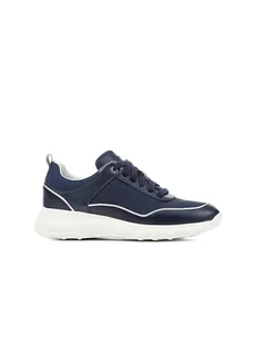 Geox Sneakersy "Alleniee" w kolorze granatowym - Trampki damskie - miniaturka - grafika 1