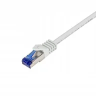 Pozostałe akcesoria sieciowe - Patchcord LogiLink C6A022S Cat.6A S/FTP Ultraflex 0,50m szary - miniaturka - grafika 1
