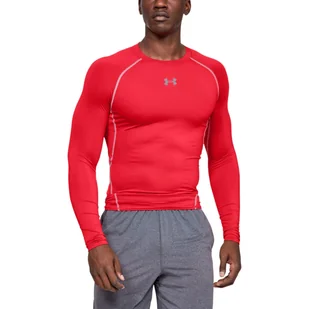 Under Armour, Koszulka termoaktywna, HeatGear Compression - 1257471 600, czerwony, rozmiar S - Pozostała odzież narciarska - miniaturka - grafika 1