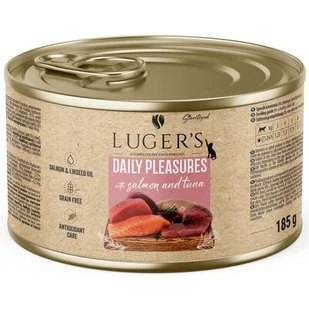 Karma dla kota LUGER'S Daily Pleasures z łososiem i tuńczykiem 185 g - Mokra karma dla kotów - miniaturka - grafika 1