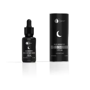 Olej konopny NIGHT Broad Spectrum Premium 1200 mg 30ml Essenz - Suplementy naturalne - miniaturka - grafika 1