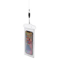 Etui i futerały do telefonów - Wodoodporne etui ze smyczą do telefonu PVC - białe - miniaturka - grafika 1