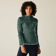 Bluzy sportowe damskie - Regatta Polar damski rozsuwany Kemilia Zielony, Cotton, Rozmiar: 46 - miniaturka - grafika 1