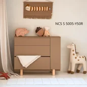 Komody dla dzieci - Komoda basic trufla - miniaturka - grafika 1