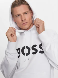 Boss Bluza Sullivan 16 50496661 Biały Oversize - Bluzy męskie - miniaturka - grafika 1