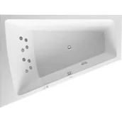 Wanny z hydromasażem - DURAVIT 760214000JS1000 DURAVIT 760214000JS1000 Wanna z hydrom Paiova 1700x1300mm narozna lewa Jetsystem - miniaturka - grafika 1