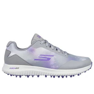 Skechers Go Golf Max 2 Splash grey/purple damskie buty golfowe - Golf - miniaturka - grafika 1