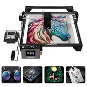 Grawerowanie i akcesoria - Grawerka laserowa LONGER RAY5 40W, prędkość 24000mm/min., plamka lasera 0,10×0,15mm, obszar roboczy 385×385mm - miniaturka - grafika 1