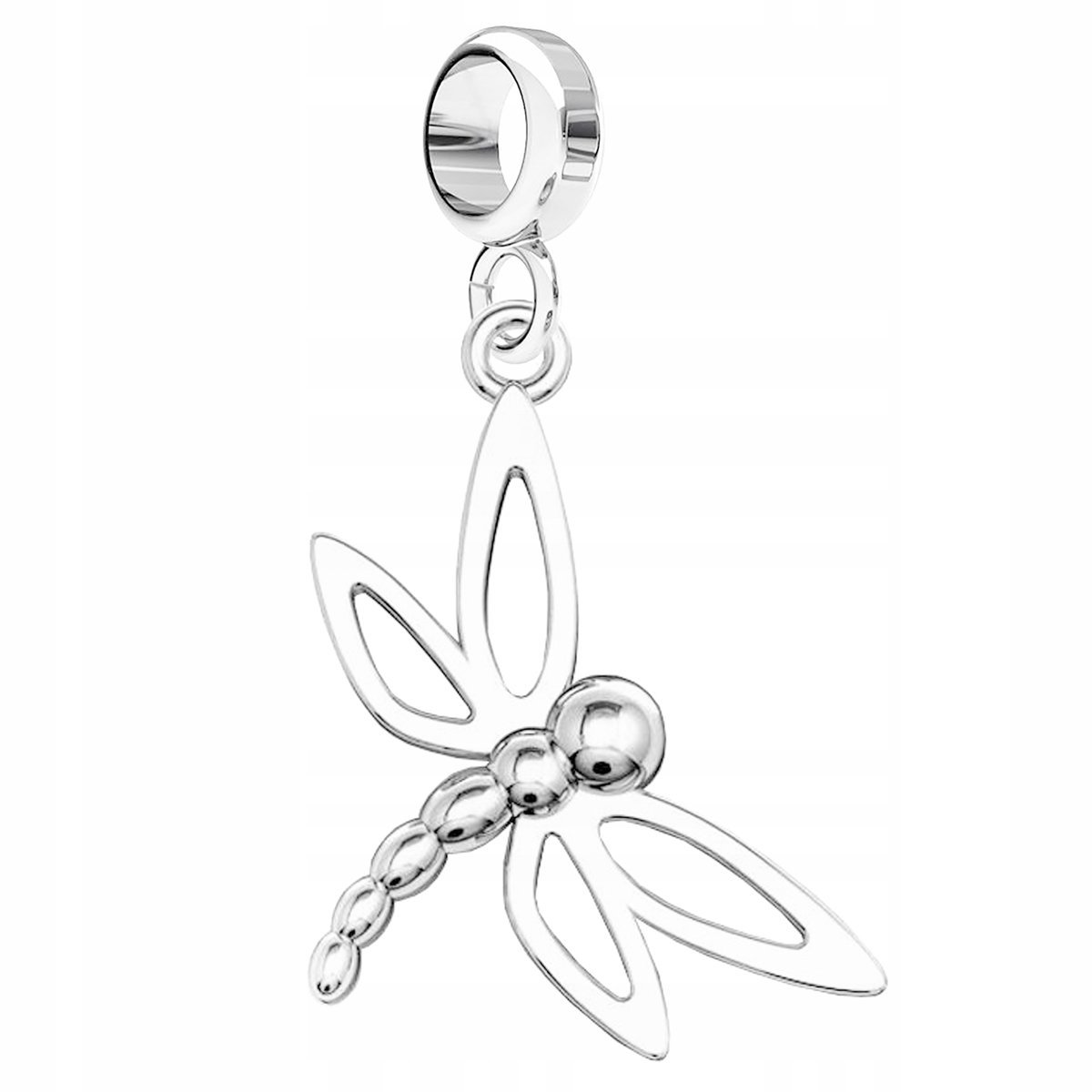 Charms Srebrny Wisząca Ważka Owad Skrzydła Ważki Motyl Motylek SREBRO 925