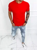 Koszulki męskie - T-shirt męski basic czerwony Dstreet RX4905-XXL - miniaturka - grafika 1