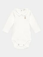 Body dla niemowląt - United Colors Of Benetton Body dziecięce 3I9WAB00G Biały Regular Fit - miniaturka - grafika 1