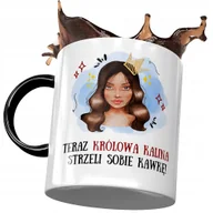 Kubki - Kubek Czarny Dla Kaliny Żony Przyjaciółki z Nadrukiem ze Zdjęciem + Opakowanie na prezent (wzór 02) - miniaturka - grafika 1