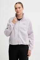 Bluzy damskie - Columbia bluza polarowa Benton Springs damska kolor fioletowy gładka 2136221 - miniaturka - grafika 1