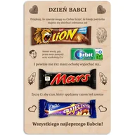 Ramki na zdjęcia - Prezent na Dzień Babci - dyplom tabliczka na słodycze dla Babci - miniaturka - grafika 1
